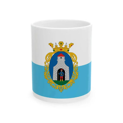 Flag of Kiskunfelegyhaza 1990s-2008 (Hungary) White Coffee Mug 11oz - Go Mug Yourself