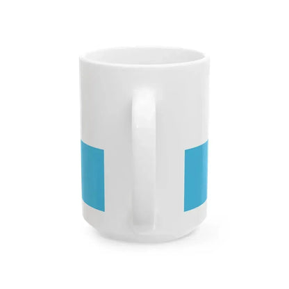 Flag of Kiskunfelegyhaza 1990s-2008 (Hungary) White Coffee Mug - Go Mug Yourself