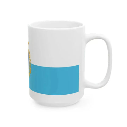 Flag of Kiskunfelegyhaza 1990s-2008 (Hungary) White Coffee Mug - Go Mug Yourself