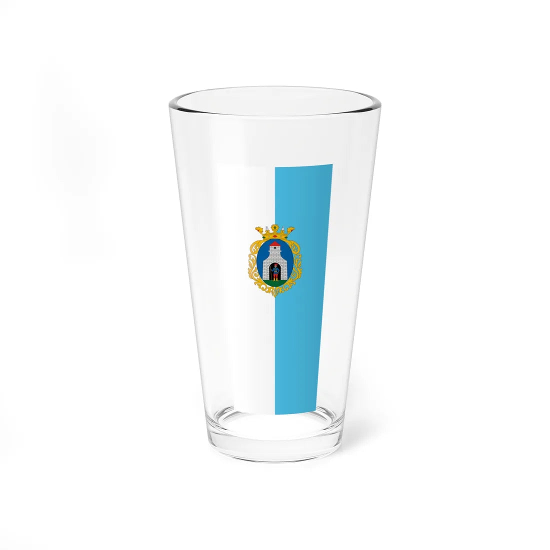 Flag of Kiskunfelegyhaza 1990s-2008 vertical (Hungary) Pint Glass 16oz 16oz - Go Mug Yourself