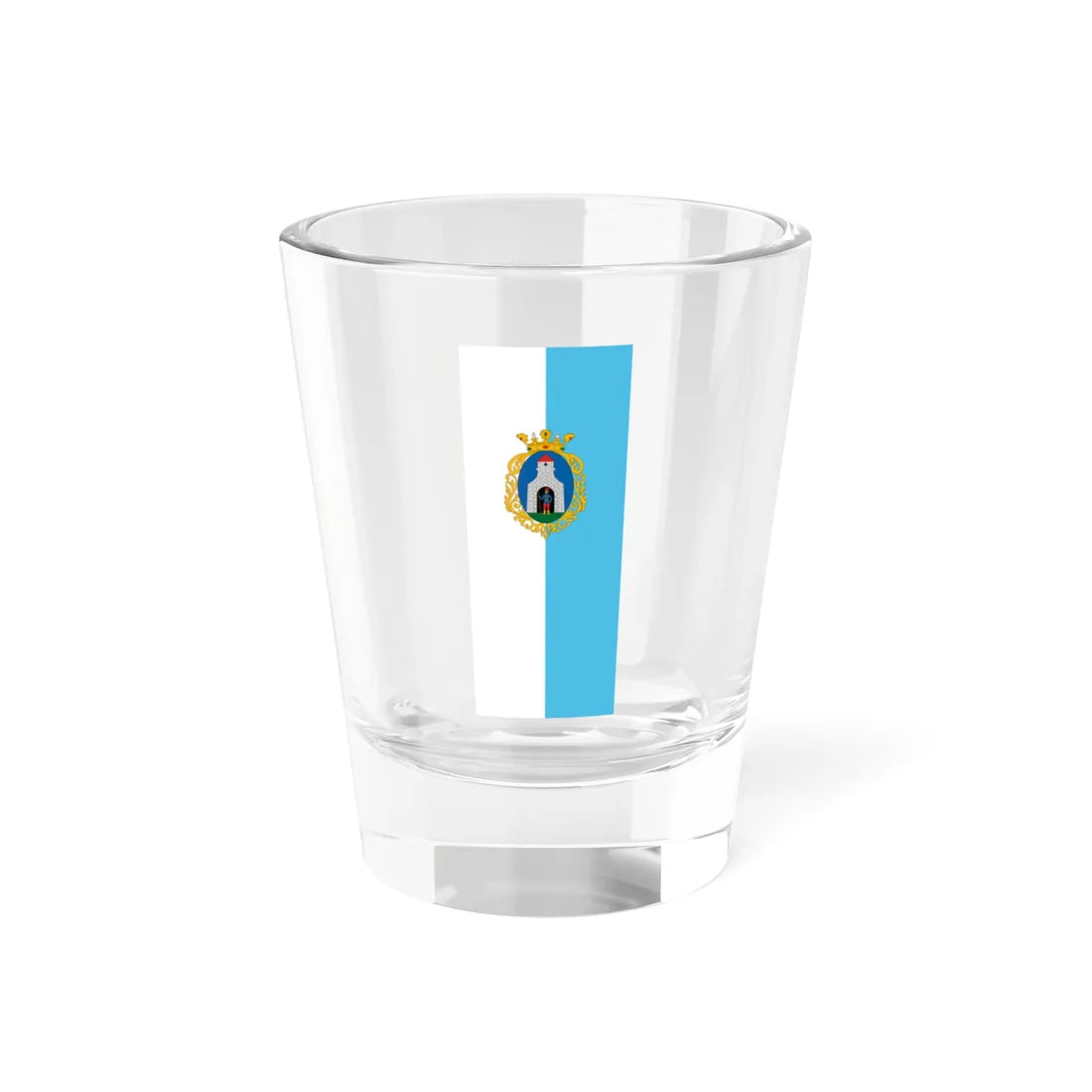 Flag of Kiskunfelegyhaza 1990s-2008 vertical (Hungary) Shot Glass 1.5oz 1.5oz - Go Mug Yourself