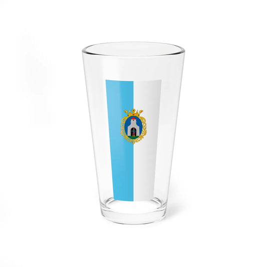 Flag of Kiskunfelegyhaza vertical (Hungary) Pint Glass 16oz 16oz - Go Mug Yourself