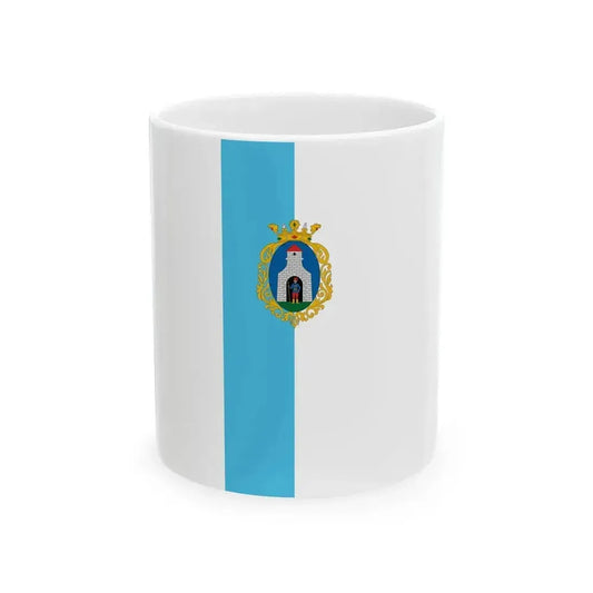 Flag of Kiskunfelegyhaza vertical (Hungary) White Coffee Mug 11oz - Go Mug Yourself