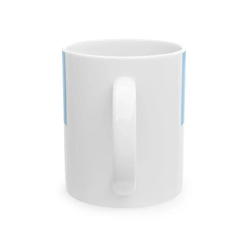 Flag of Kiskunhalas (Hungary) White Coffee Mug - Go Mug Yourself