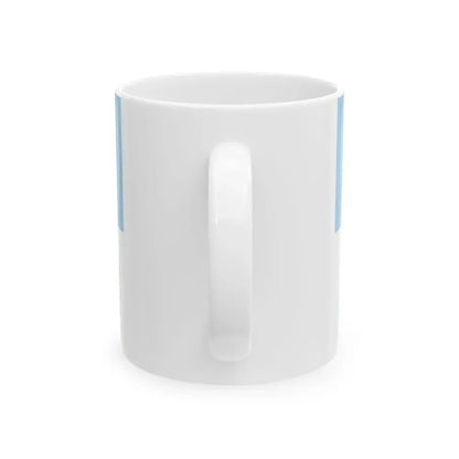 Flag of Kiskunhalas (Hungary) White Coffee Mug - Go Mug Yourself