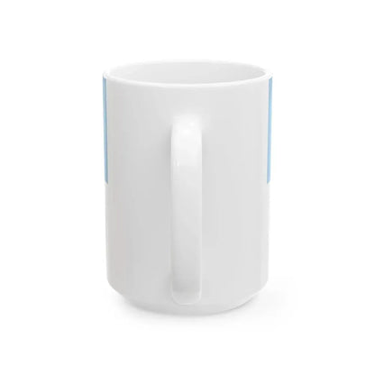 Flag of Kiskunhalas (Hungary) White Coffee Mug - Go Mug Yourself