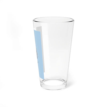 Flag of Kiskunhalas vertical (Hungary) Pint Glass 16oz - Go Mug Yourself