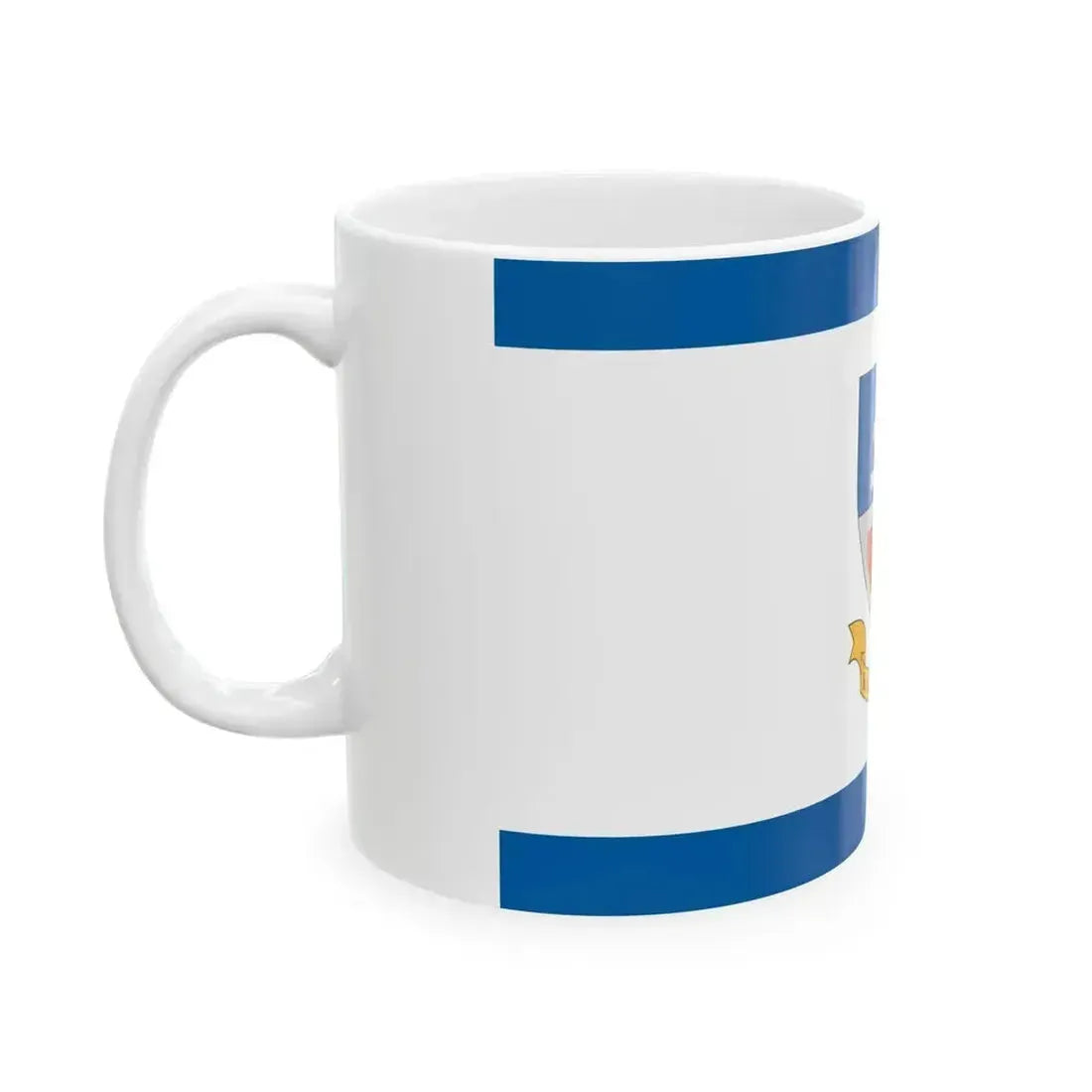 Flag of Kiskutas (Hungary) White Coffee Mug - Go Mug Yourself