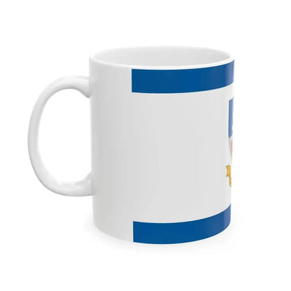 Flag of Kiskutas (Hungary) White Coffee Mug - Go Mug Yourself
