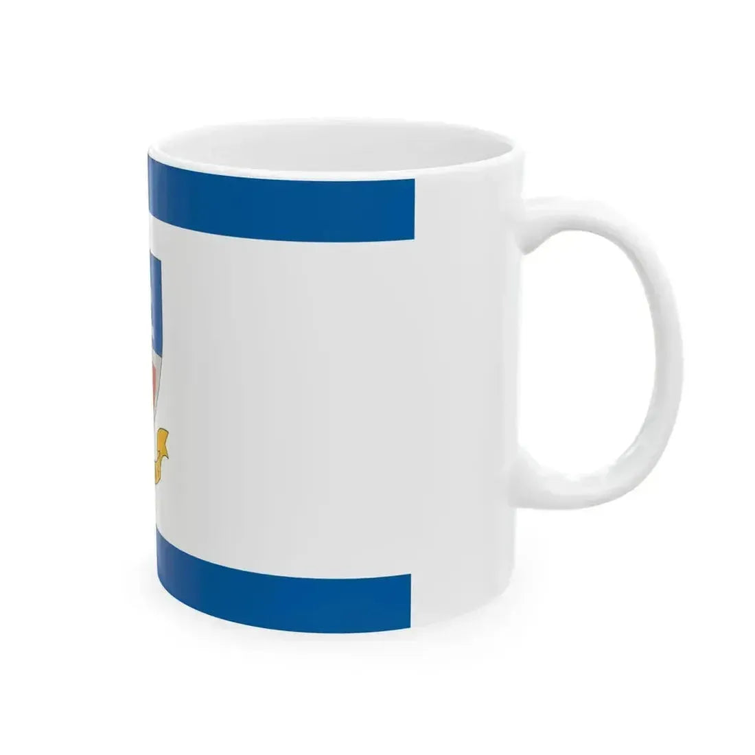 Flag of Kiskutas (Hungary) White Coffee Mug - Go Mug Yourself