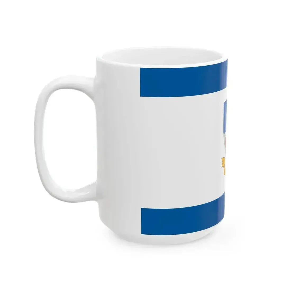 Flag of Kiskutas (Hungary) White Coffee Mug - Go Mug Yourself