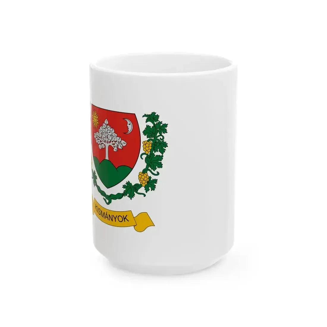 Flag of Kismanyok (Hungary) White Coffee Mug 15oz - Go Mug Yourself