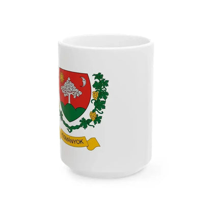 Flag of Kismanyok (Hungary) White Coffee Mug 15oz - Go Mug Yourself