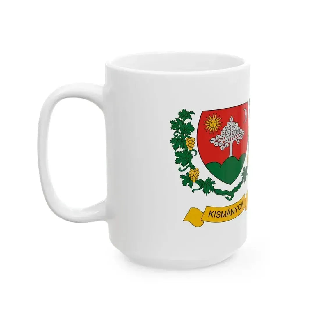 Flag of Kismanyok (Hungary) White Coffee Mug - Go Mug Yourself