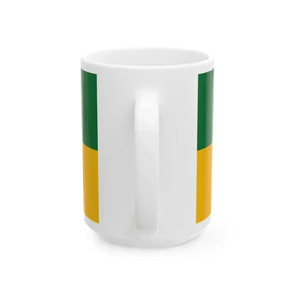 Flag of Kismaros (Hungary) White Coffee Mug - Go Mug Yourself