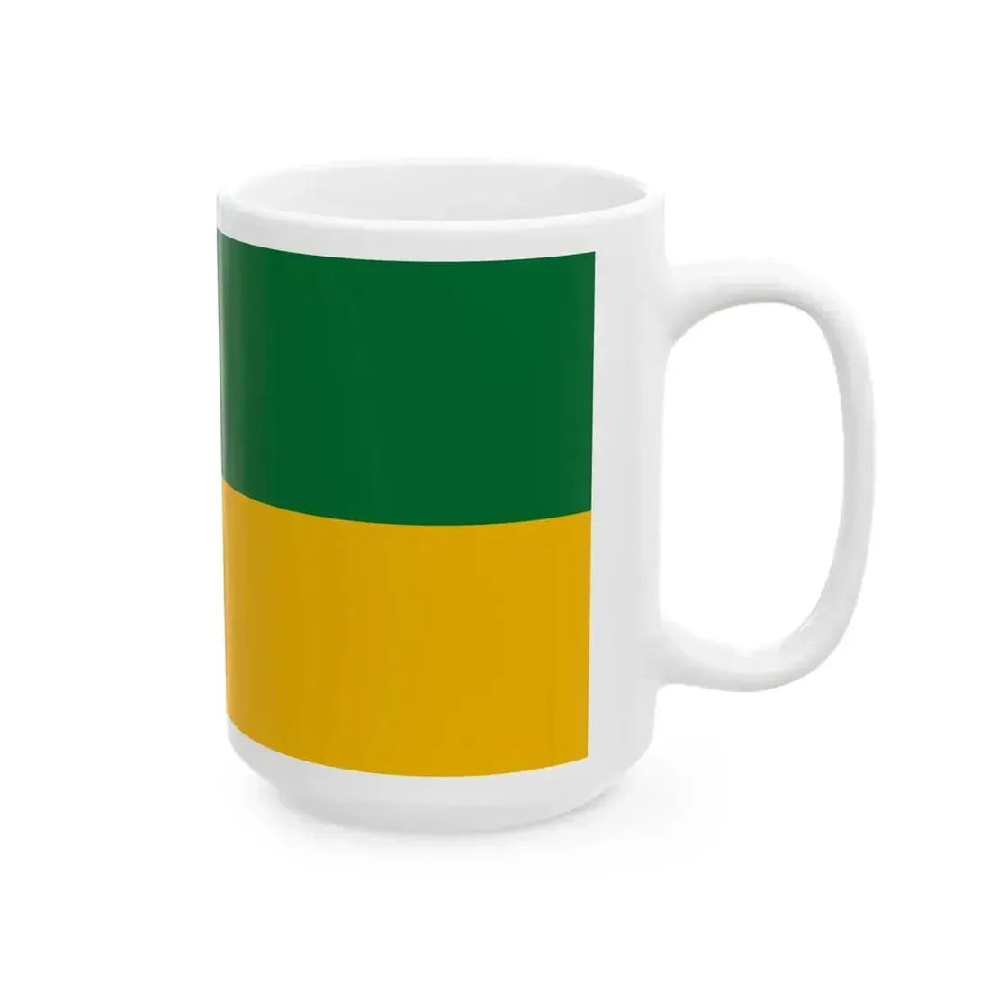 Flag of Kismaros (Hungary) White Coffee Mug - Go Mug Yourself