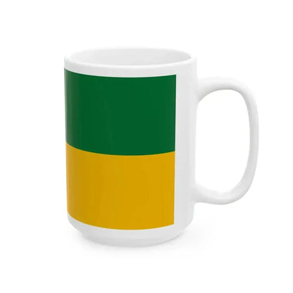 Flag of Kismaros (Hungary) White Coffee Mug - Go Mug Yourself