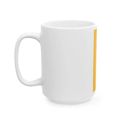 Flag of Kismaros vertical (Hungary) White Coffee Mug - Go Mug Yourself