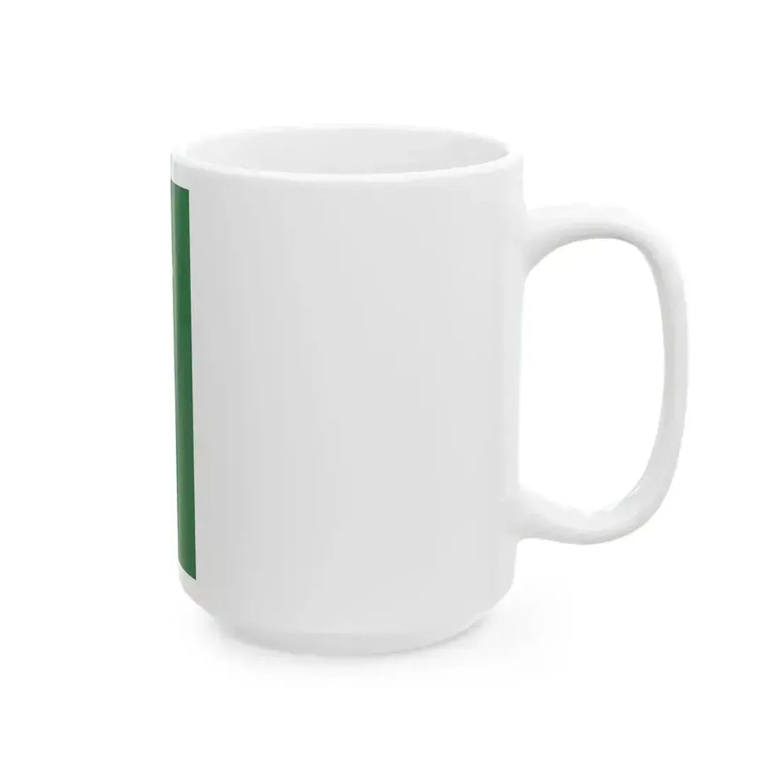 Flag of Kismaros vertical (Hungary) White Coffee Mug - Go Mug Yourself