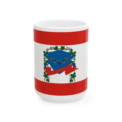 Flag of Kisnemedi (Hungary) White Coffee Mug 15oz - Go Mug Yourself