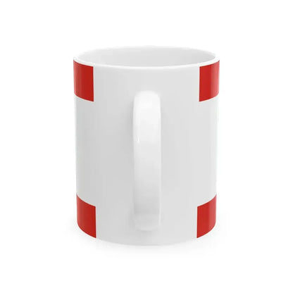 Flag of Kisnemedi (Hungary) White Coffee Mug - Go Mug Yourself