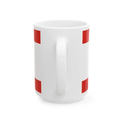Flag of Kisnemedi (Hungary) White Coffee Mug - Go Mug Yourself