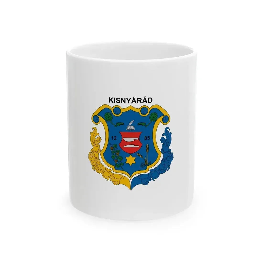 Flag of Kisnyarad (Hungary) White Coffee Mug 11oz - Go Mug Yourself