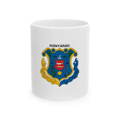 Flag of Kisnyarad (Hungary) White Coffee Mug 11oz - Go Mug Yourself
