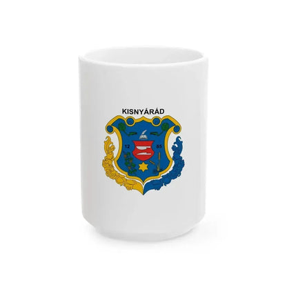 Flag of Kisnyarad (Hungary) White Coffee Mug 15oz - Go Mug Yourself