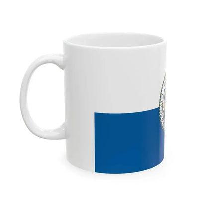 Flag of Kisoroszi (Hungary) White Coffee Mug - Go Mug Yourself