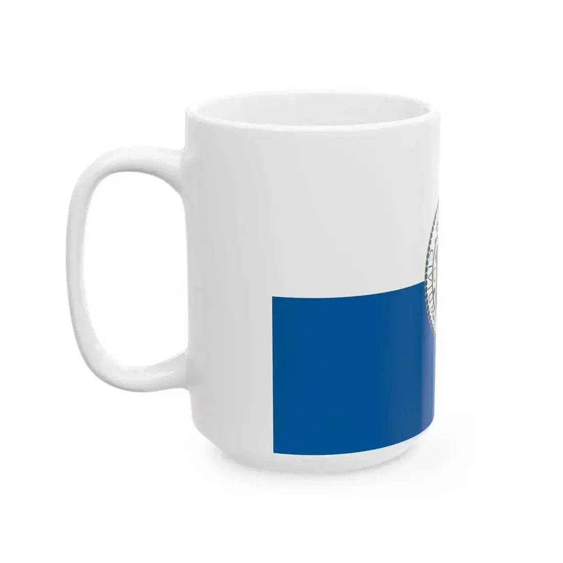 Flag of Kisoroszi (Hungary) White Coffee Mug - Go Mug Yourself