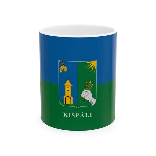 Flag of Kispali (Hungary) White Coffee Mug 11oz - Go Mug Yourself