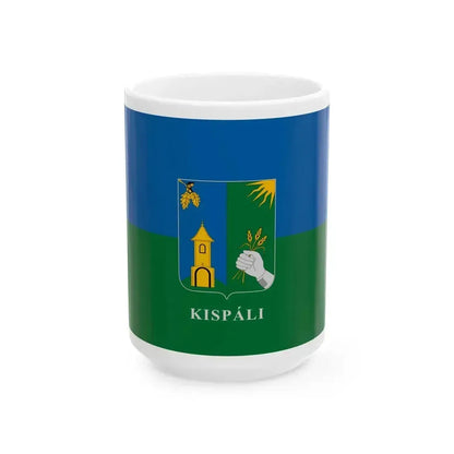 Flag of Kispali (Hungary) White Coffee Mug 15oz - Go Mug Yourself