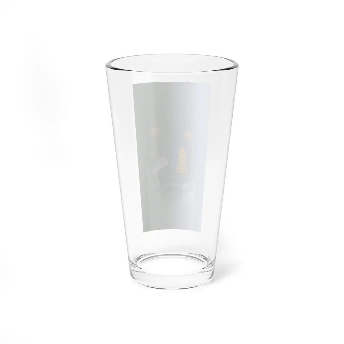 Flag of Kispali vertical (Hungary) Pint Glass 16oz - Go Mug Yourself