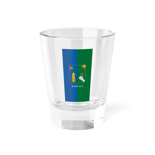 Flag of Kispali vertical (Hungary) Shot Glass 1.5oz 1.5oz - Go Mug Yourself