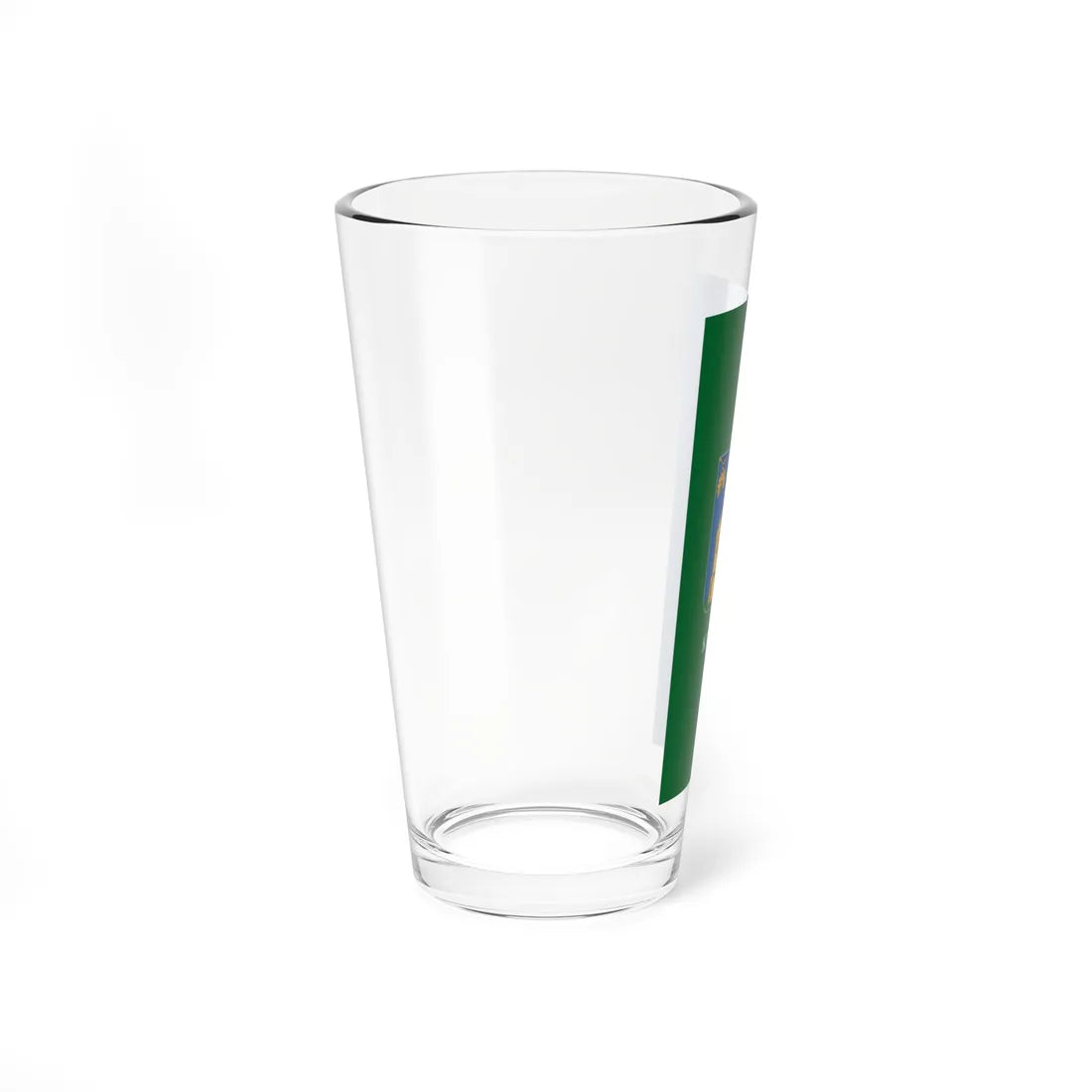 Flag of Kispali vertical variant (Hungary) Pint Glass 16oz - Go Mug Yourself