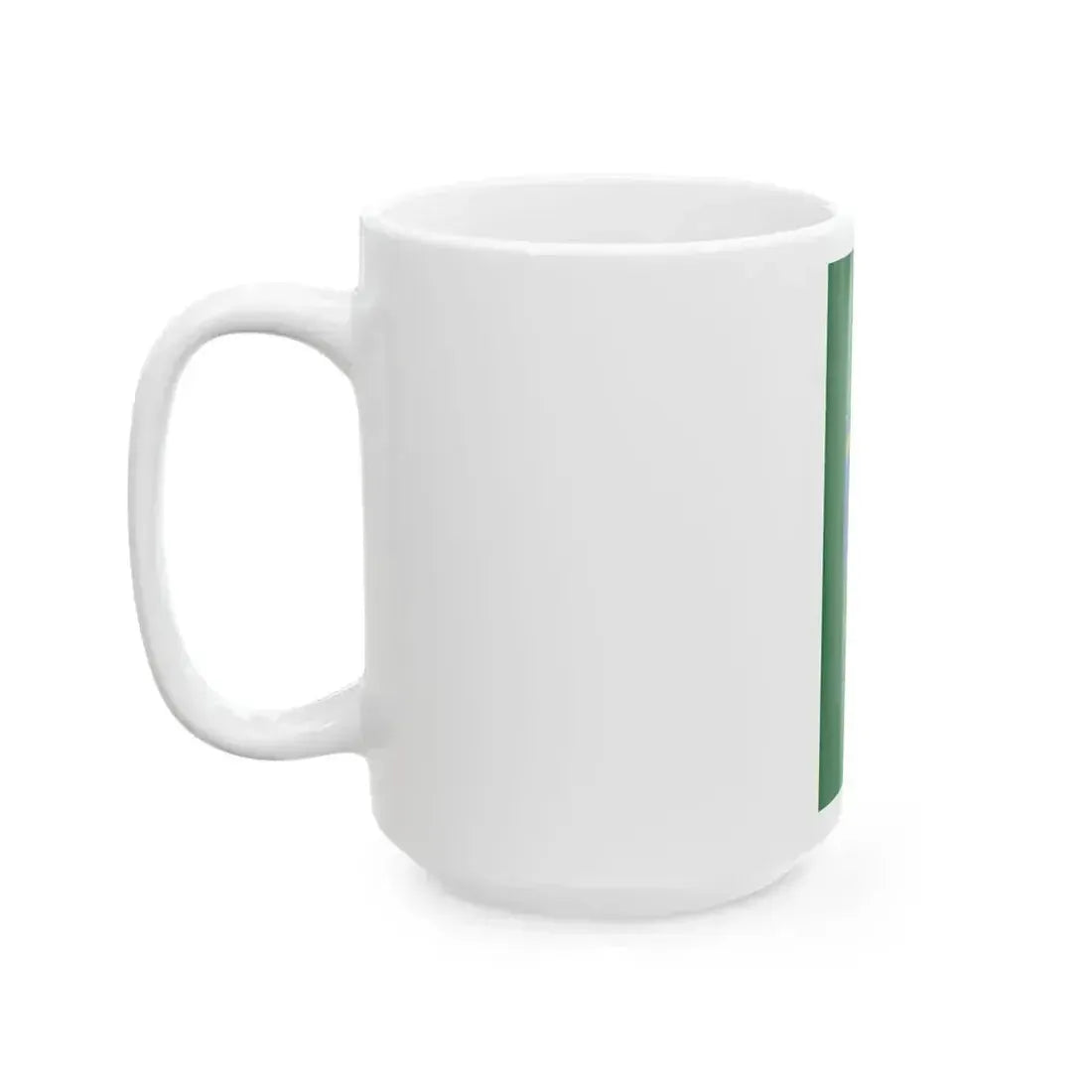 Flag of Kispali vertical variant (Hungary) White Coffee Mug - Go Mug Yourself