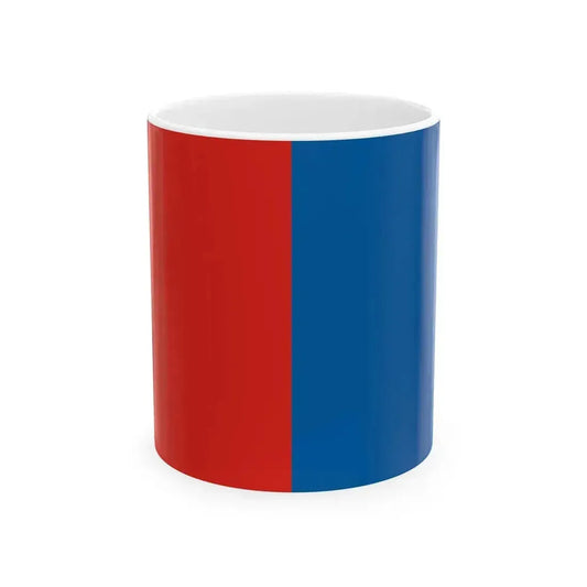 Flag of Kispest 1941 (Hungary) White Coffee Mug 11oz - Go Mug Yourself