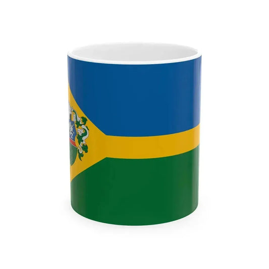 Flag of Kisszallas (Hungary) White Coffee Mug 11oz - Go Mug Yourself