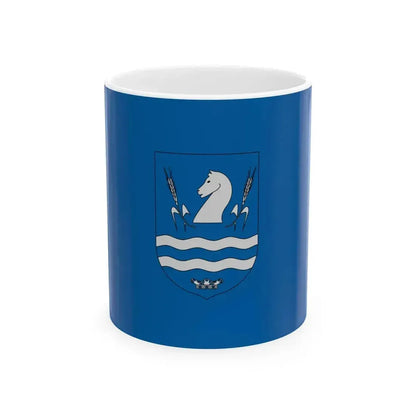 Flag of Kissziget (Hungary) White Coffee Mug 11oz - Go Mug Yourself