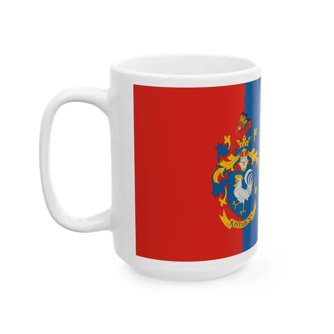 Flag of Kistarcsa (Hungary) White Coffee Mug - Go Mug Yourself
