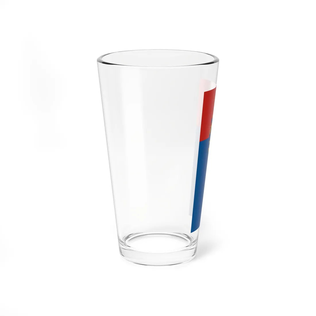 Flag of Kistarcsa vertical (Hungary) Pint Glass 16oz - Go Mug Yourself