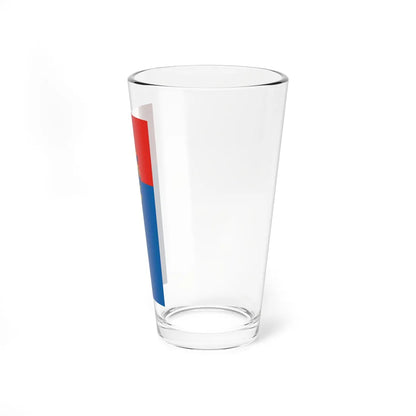 Flag of Kistarcsa vertical (Hungary) Pint Glass 16oz - Go Mug Yourself