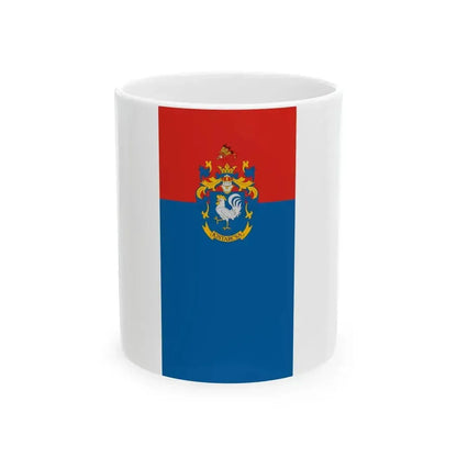 Flag of Kistarcsa vertical (Hungary) White Coffee Mug 11oz - Go Mug Yourself