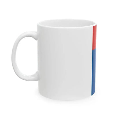 Flag of Kistarcsa vertical (Hungary) White Coffee Mug - Go Mug Yourself