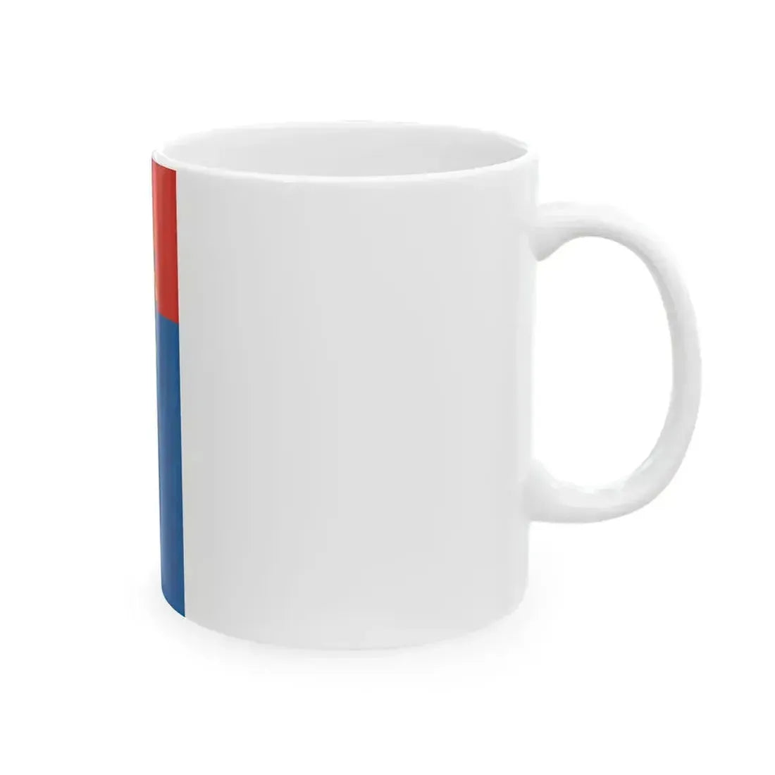 Flag of Kistarcsa vertical (Hungary) White Coffee Mug - Go Mug Yourself