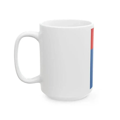 Flag of Kistarcsa vertical (Hungary) White Coffee Mug - Go Mug Yourself