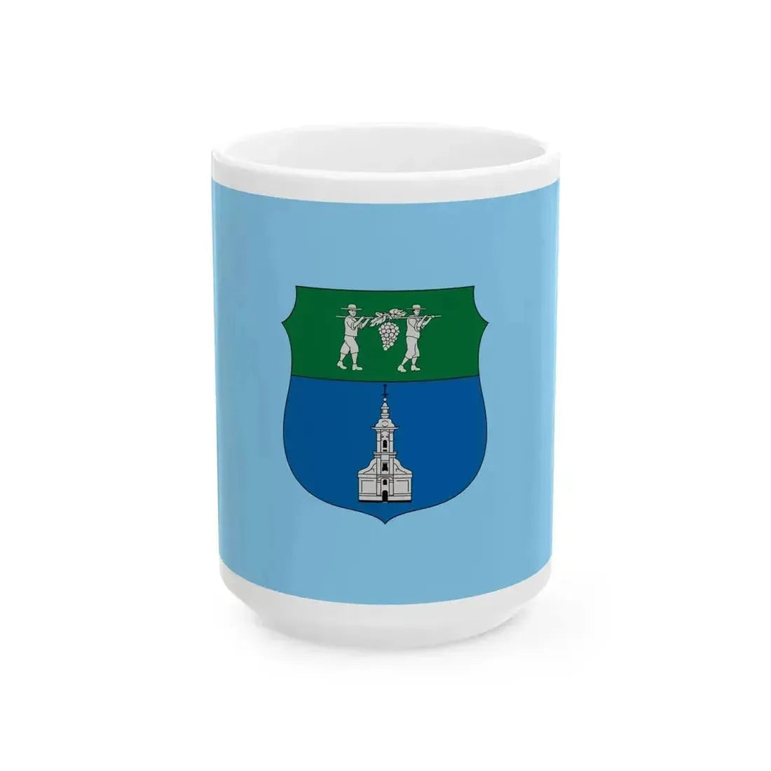 Flag of Kistormas (Hungary) White Coffee Mug 15oz - Go Mug Yourself
