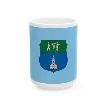 Flag of Kistormas (Hungary) White Coffee Mug 15oz - Go Mug Yourself