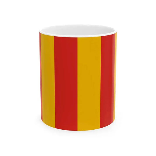 Flag of Kisujszallas 1941 (Hungary) White Coffee Mug 11oz - Go Mug Yourself